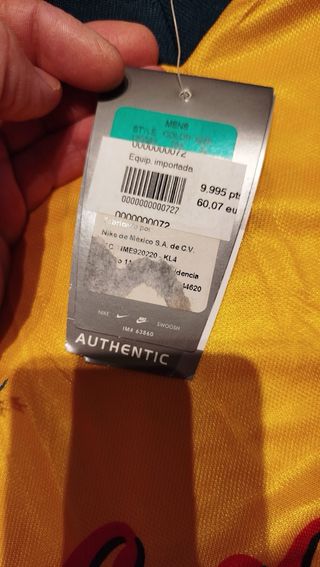 Maglietta América del Messico 2000/01