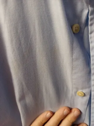 Camisa Scalpers Azul Talla 39 Desgaste Axila