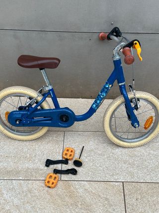 Bicicleta Infantil 14 3-5 Años 2 en 1