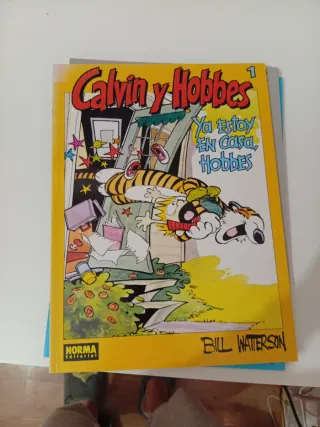 Cuatro tomos de colección Calvin y Hobbes
