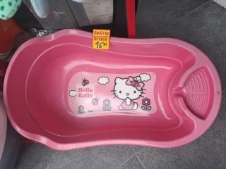 Bañera Bebé Plástico Hello Kitty