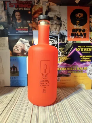 Bottiglie gin/rum vuote per bricolage