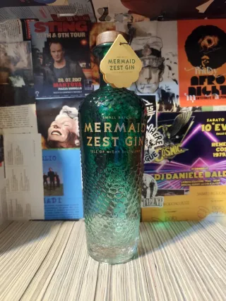 Bottiglie gin/rum vuote per bricolage