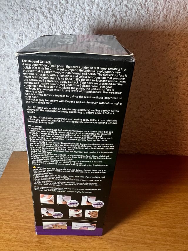 Kit Uñas Gellack Depend LED Lamp