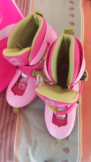 Pattini inline Oxelo taglia 34-36 con zaino