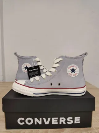 Converse All Star Altas Grises Talla 36 NUEVAS