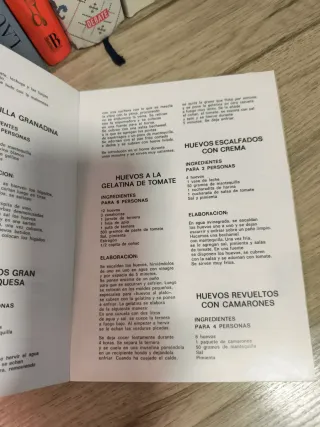 Recetario de cocina Corberó