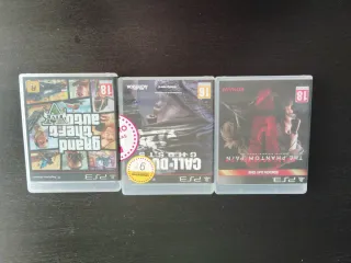 Lote 3 Juegos PS3: GTA V, Call of Duty, MGS V