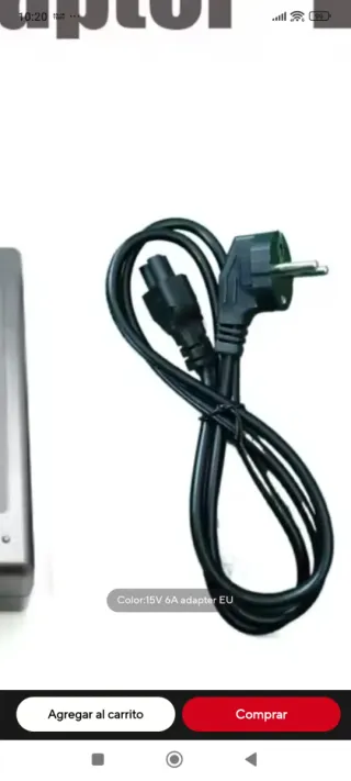 Adattatore di corrente 15V 6A EU