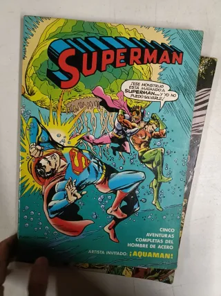 Lote 4 Tebeos Superman