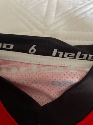 Equipación Trial Hebo Niño Roja y Negra