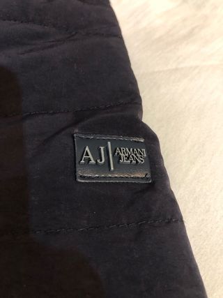 Abrigo Armani Jeans azul muy oscuro talla 48