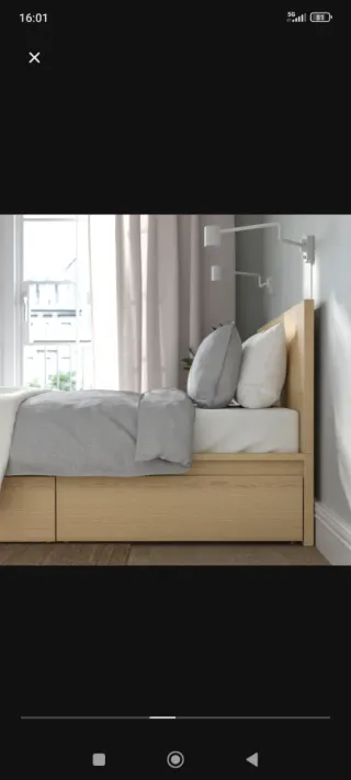 Cama 160x200 con 4 cajones