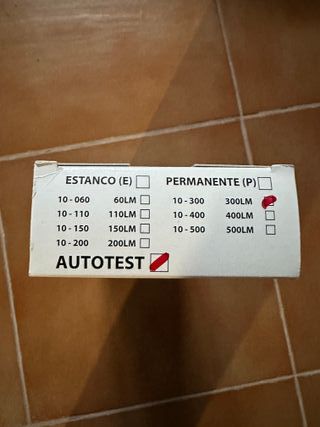 Luminaria LED Emergencia Serie 10 Autotest