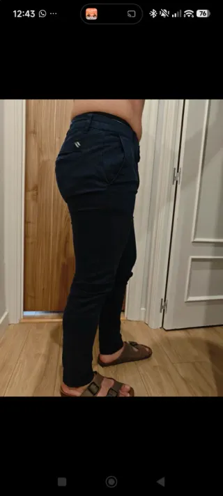 Pantalón hombre azul marino