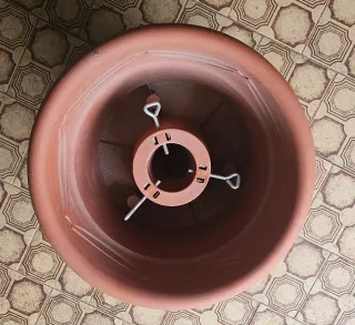 Vaso porta albero di Natale in plastica