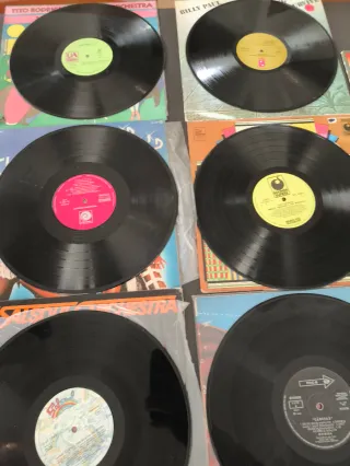 Lote Vinilos Soul, Latino, Folk