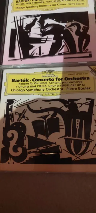 2 CD di musica classica Bartók