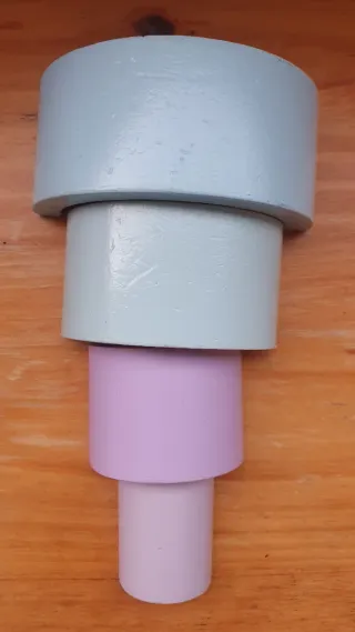 Arcoíris Waldorf Madera Colores Pastel