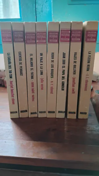 Lote 8  libros serie clásicos juveniles