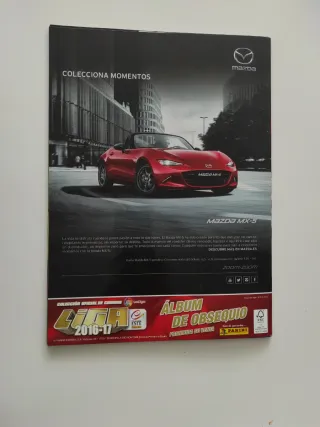 Álbum Liga 2016 2017 16 17 Panini Vacío plancha