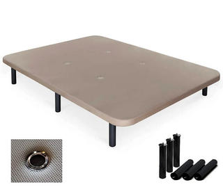 OFERTA!! BASE TAPIZADA + COLCHON