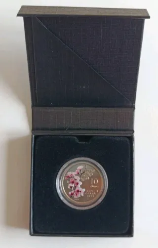 San Marino 2025 caja moneda 10€ Expo Osaka