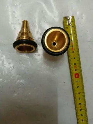 Juego 2 contrapesos cortina latón