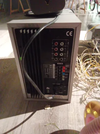 Home cinema Boman gris/plata