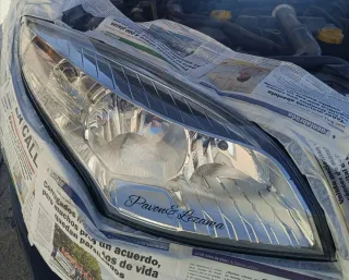 Pulido y lacado de faro, servicio solo a domicilio