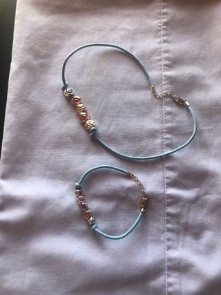 Conjunto collar y pulsera infantil