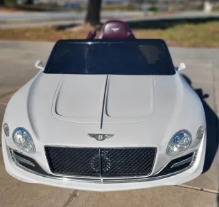 Coche Batería Niños Bentley Blanco
