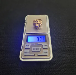 Sello Oro 18K Cabeza de León