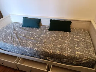 Cama nido Ikea blanca con cajones   Negociable