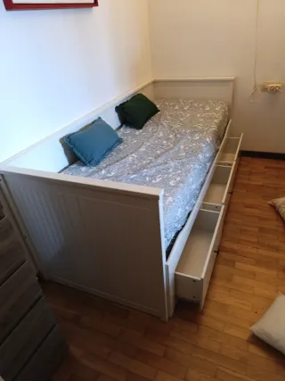 Cama nido Ikea blanca con cajones   Negociable