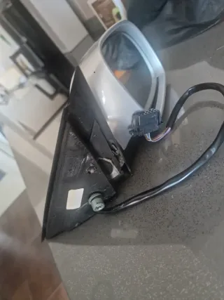 Retrovisor derecho Golf MK4 gris plata