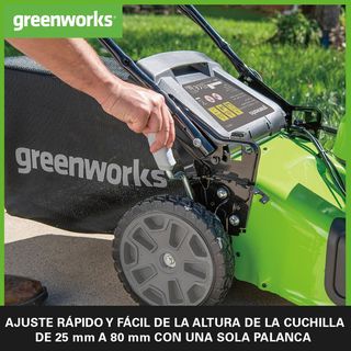 Cortacésped inalámbrico Greenworks de 48 V