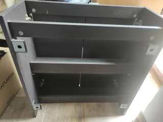 Mueble de baño Ikea madera fondo reducido