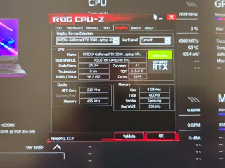 ASUS ROG Strix/i9/RTX3080/32GBRAM/2K/240Hz/+extras