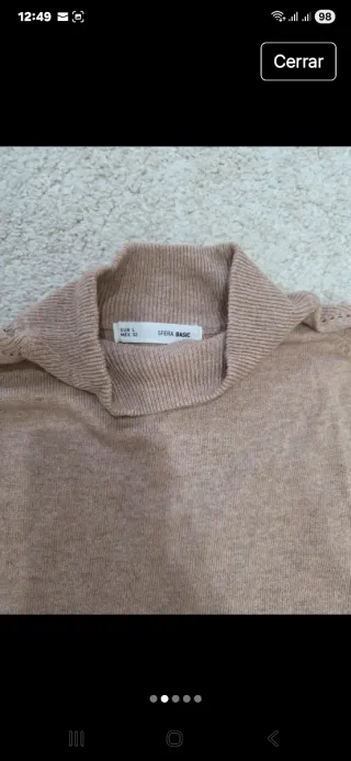 Jersey Sfera Beige Talla L