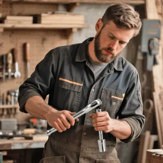 Set Bussole 46 Pezzi Set Utensili 6,4 mm Acciaio