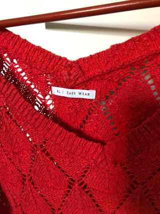 Jersey Rojo Algodón XL