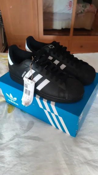 Adidas Superstar II Negras Talla 43