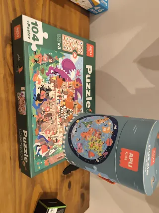 Pack 2 Puzzles Apli Kids (104 piezas i 48 piezas)