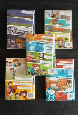 5 libros de LOS FUTBOLISIMOS