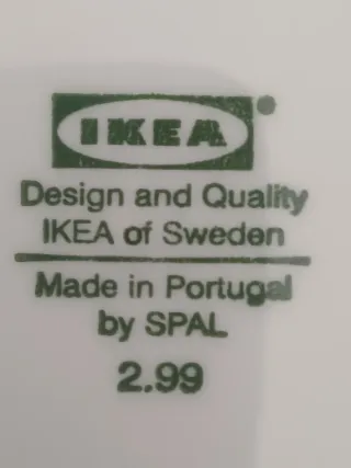 Lote 5 Platos y 1 cuenco IKEA