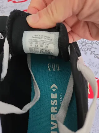 Bambas Converse Negras Talla 39 Nuevas