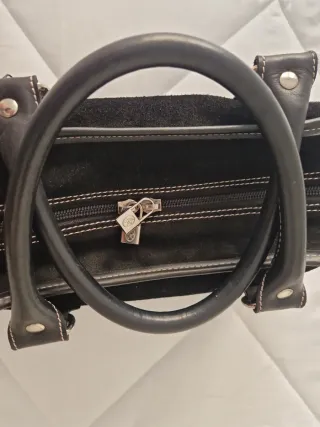 Bolso de piel El Potro negro