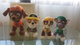 Lote 4 peluches Patrulla Canina