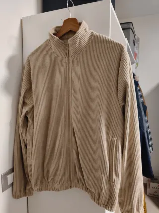 Chaqueta de pana beige